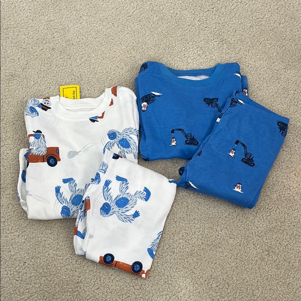 Carter's Long Sleeve 2 Full Set Soft Knit Sleepwear